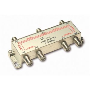 PARTITORE 6 VIE SPLITTER 5-2300MHZ