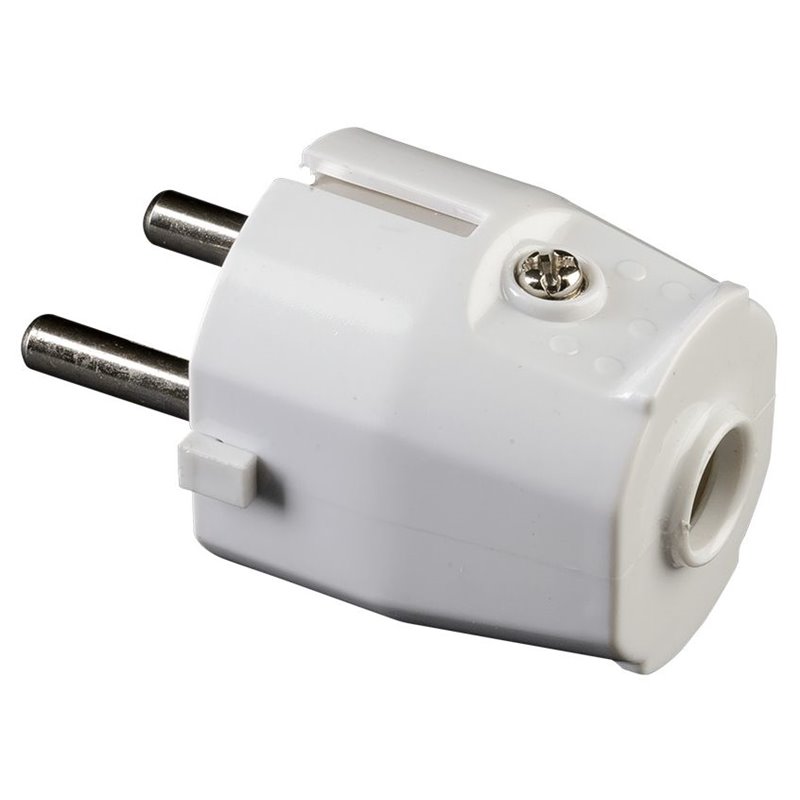 Spina schuko 16A 2P+T bianca