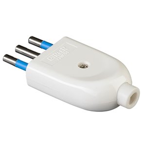 Spina 2P+T 10A 250V bianca IMQ