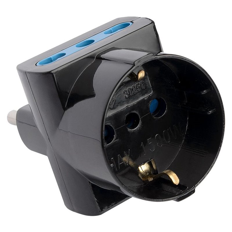 Tripla 2P+T 16A+2prese 10/16A+Schucko ne