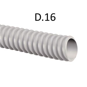 GUAINA SPIRALATA in PVC GRIGIA D.16