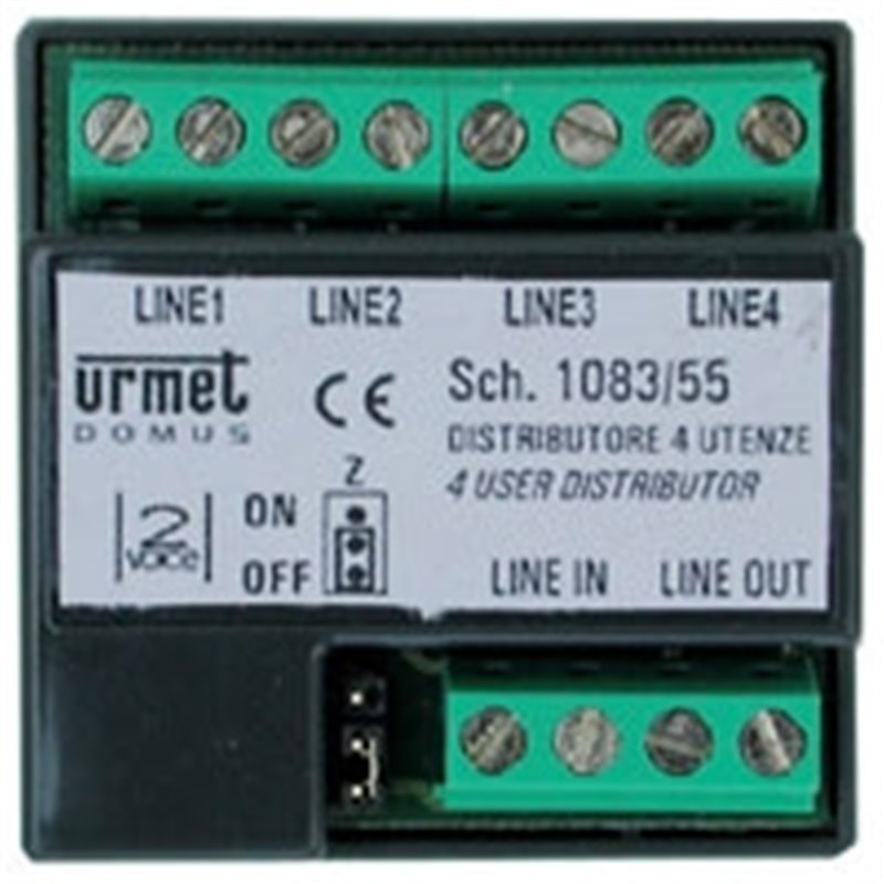 DISTRIBUTORE 4 UTENZE 2VOICE