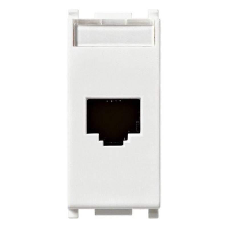 Presa RJ45 Netsafe Cat5e UTP bianco