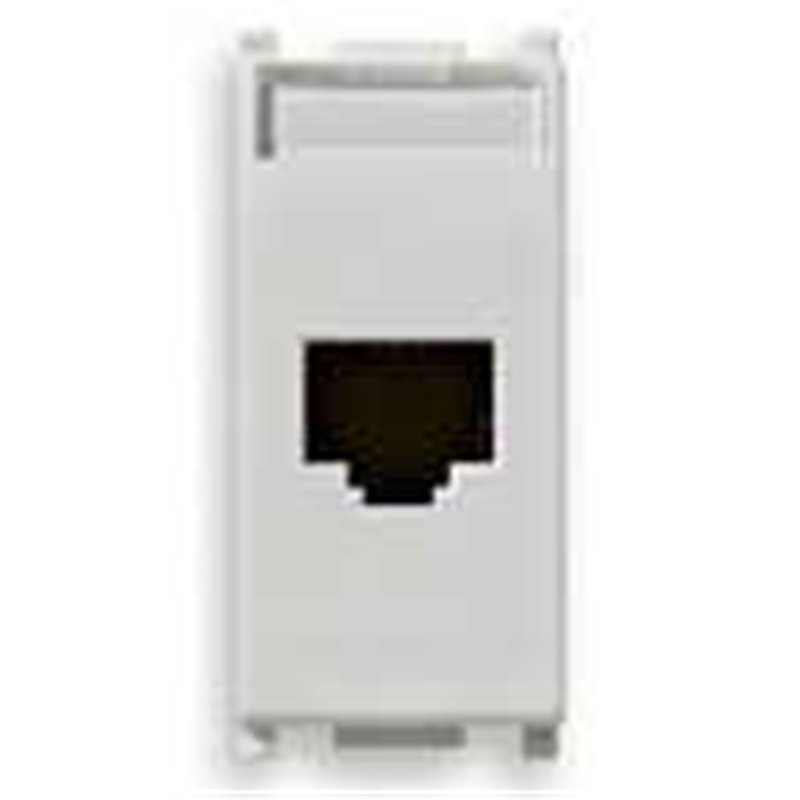 Presa RJ45 Netsafe Cat5e FTP 110 bianco