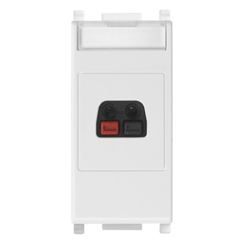 Connettore diffusore sonoro bianco