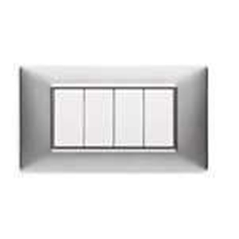 Placca 4M argento opaco