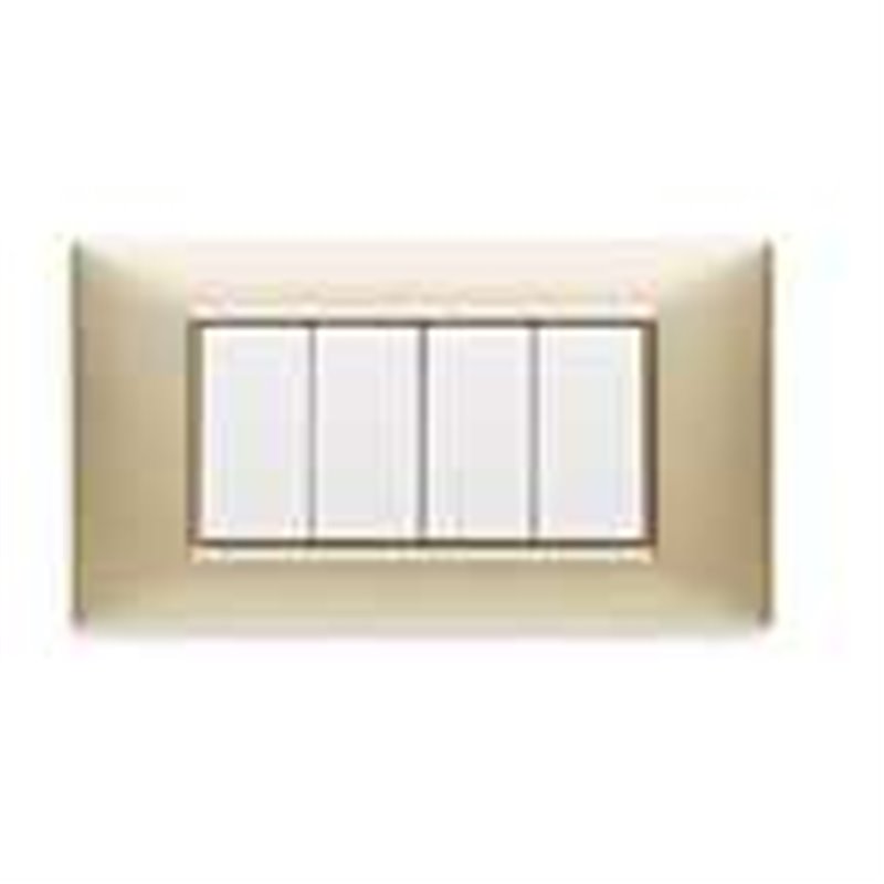 Placca 4M champagne opaco