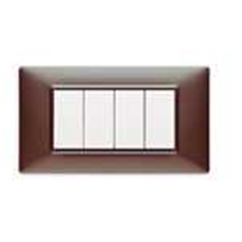 Placca 4M marrone micalizzato