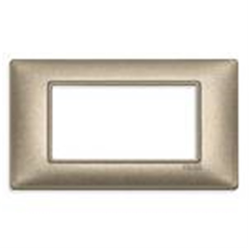 Placca 4M bronzo metallizzato
