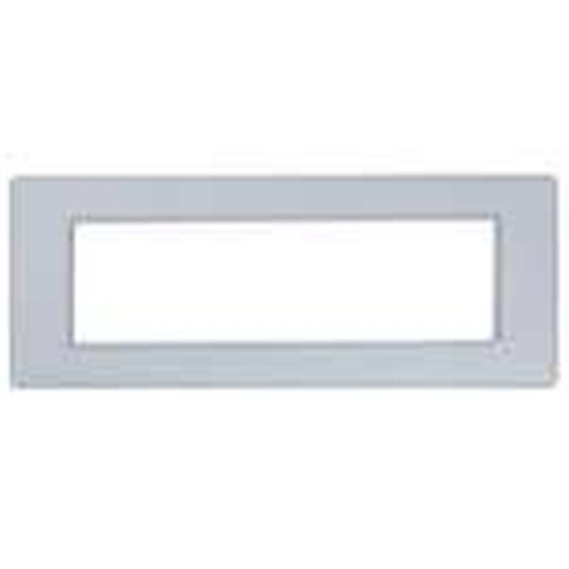 Placca 7M argento opaco