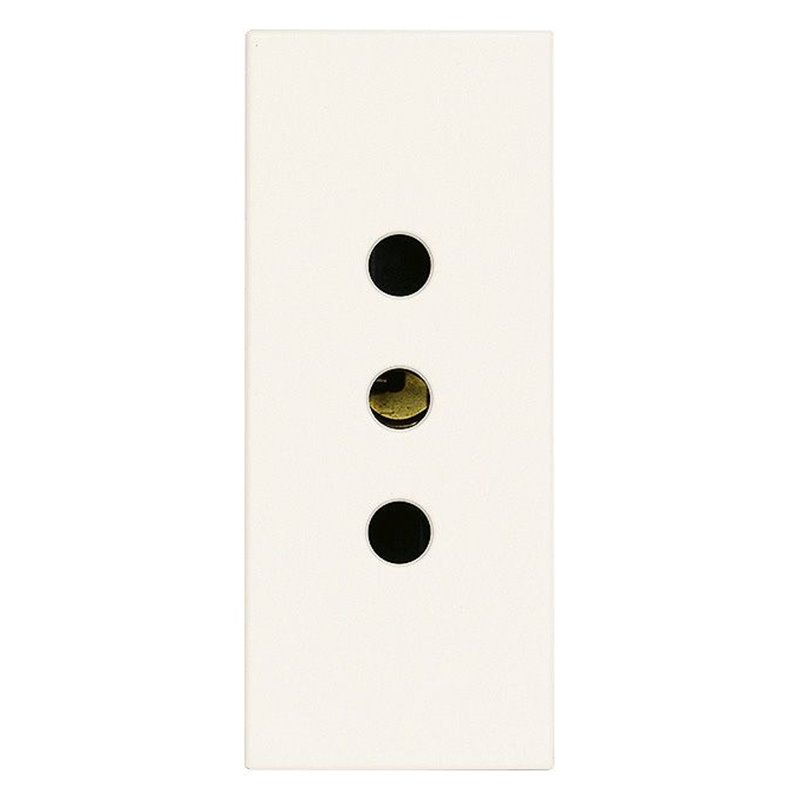 Presa 2P+T 10A P11 bianco