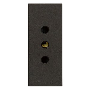 Presa 2P+T 10A P11 nero
