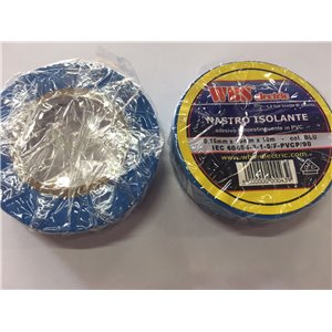 NASTRO ADESIVO 15mm x 10Mt SP.0.15 BLU