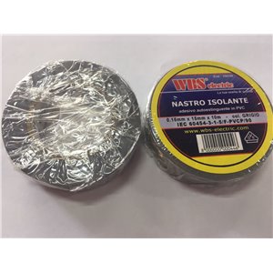 NASTRO ADESIVO 15mm x 10Mt SP.0.15 GRIG