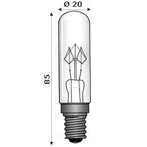 LAMPADA E14 20X85 24V 25.0W