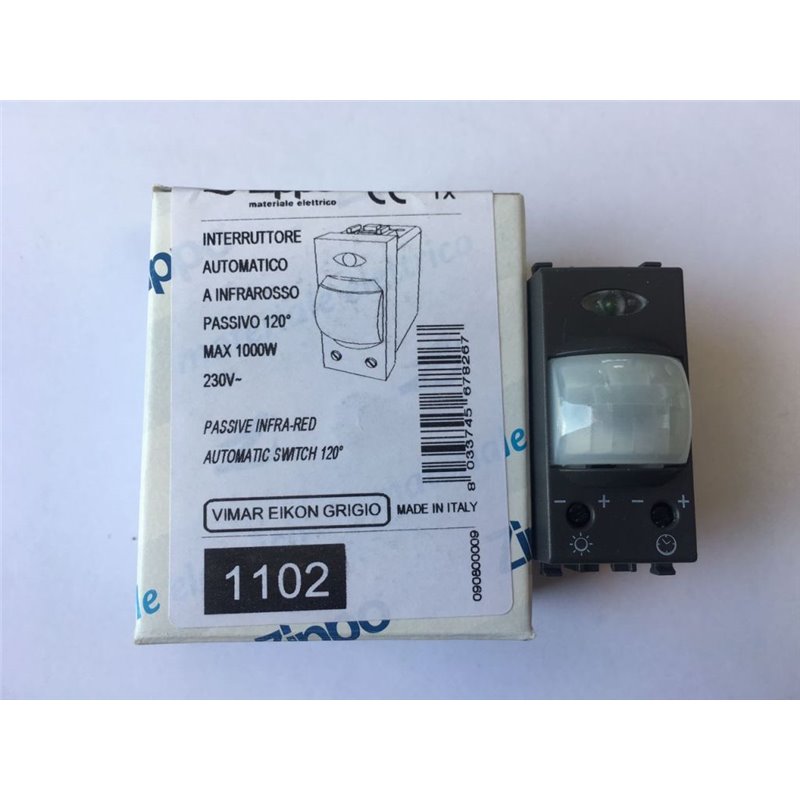 INTERRUTTORE INFRAROSSO VIMAR EIKON GRIG