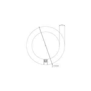 CIRCOLARE LED G10Q 14W 6500K 180  215X30