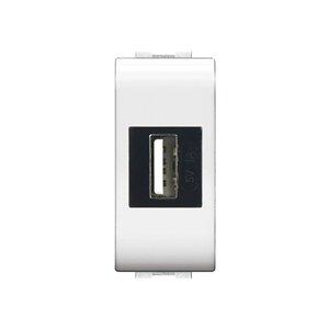 Alimentatore USB da incasso 5Vdc 2,1A bi