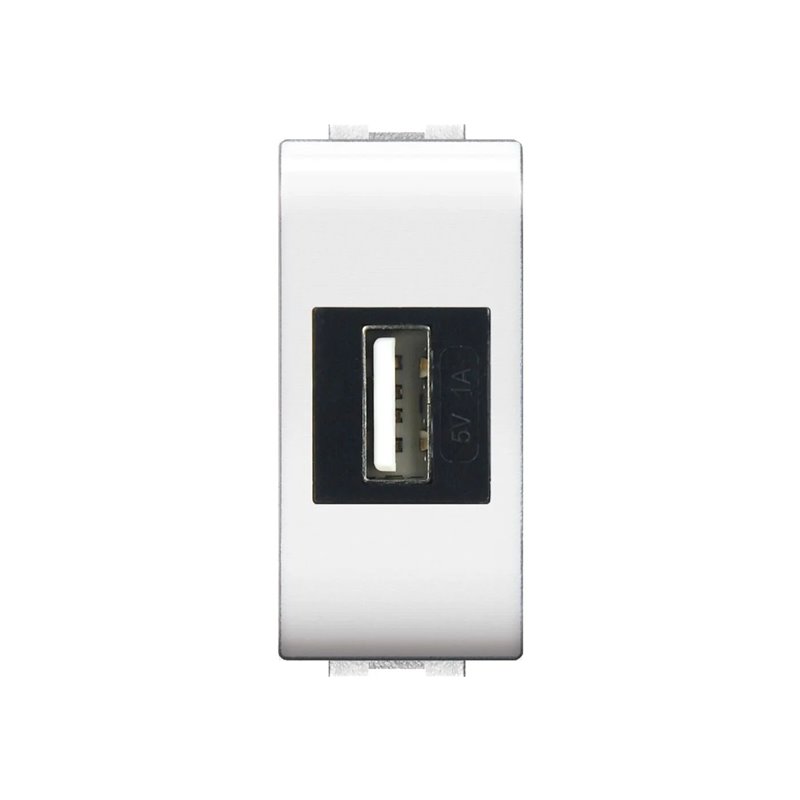 Alimentatore USB da incasso 5Vdc 2,1A bi