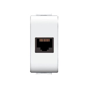 Presa telefonica RJ11 MyLife bianco