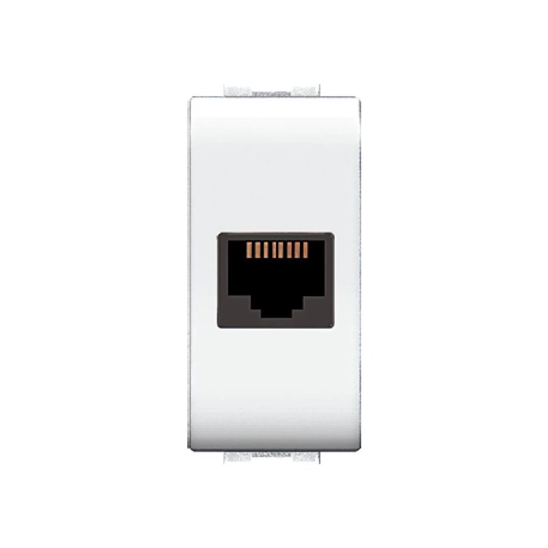 Presa telefonica RJ11 MyLife bianco
