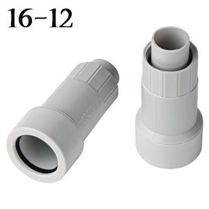 Raccordo IP65 tubo d. 16 guaina d. 12