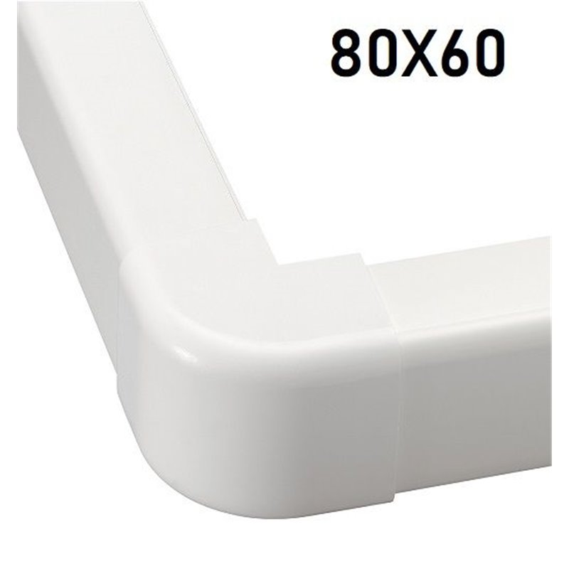 Angolo esterno per canale cond. 80x60
