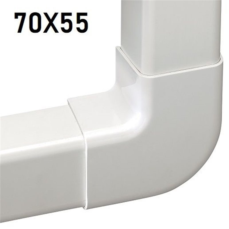 Angolo piano per canale cond. dim. 70x55