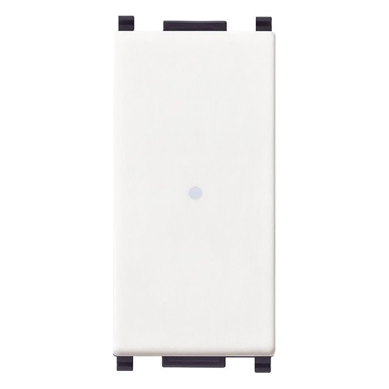 Interruttore 1P 10AX assiale bianco