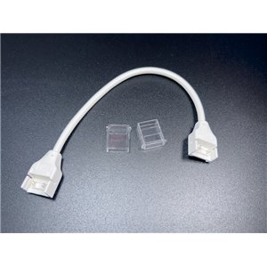 Connettore angolare c/cavo 15cm PCB 10mm