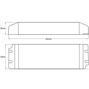 ALIMENTATORE 24V 150W PER STRIP LED IP20