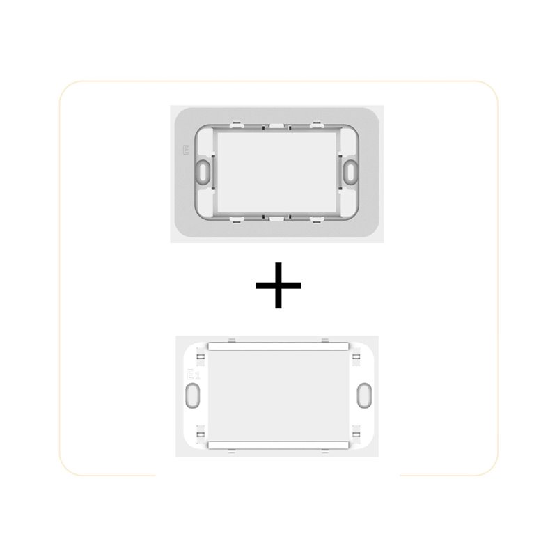 Adattore+supporto VIMAR LINEA bianco