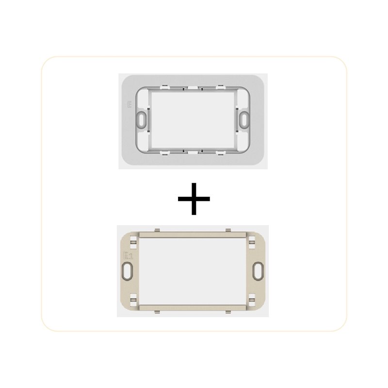 Adattore+supporto VIMAR LINEA canapa