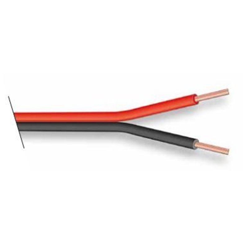 CAVO PIATTINA CS 2x1,0 ROSSO/NERA CCA