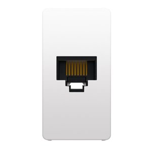 PRESA RJ45 6 UTP BIANCO LUCIDO