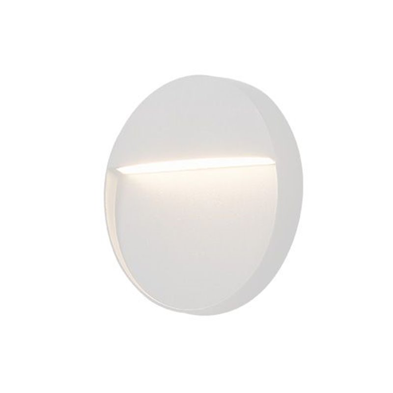 Segnapasso LED tondo 3W 4000K IP65 BI.