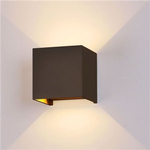 Applique Led Rubik 2x6W IP54 Corten CCT