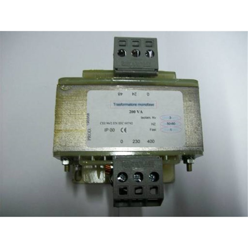TRASFORMATORE 0200VA 230/400V 24/48V