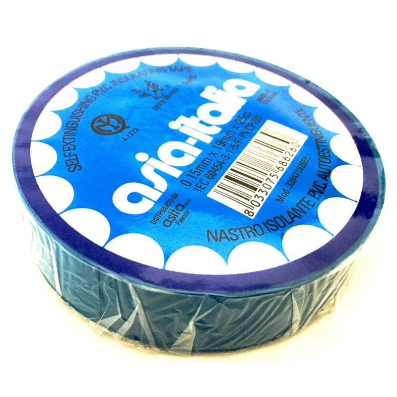 NASTRO ADESIVO 19mm x 25Mt SP.0.15 BLU