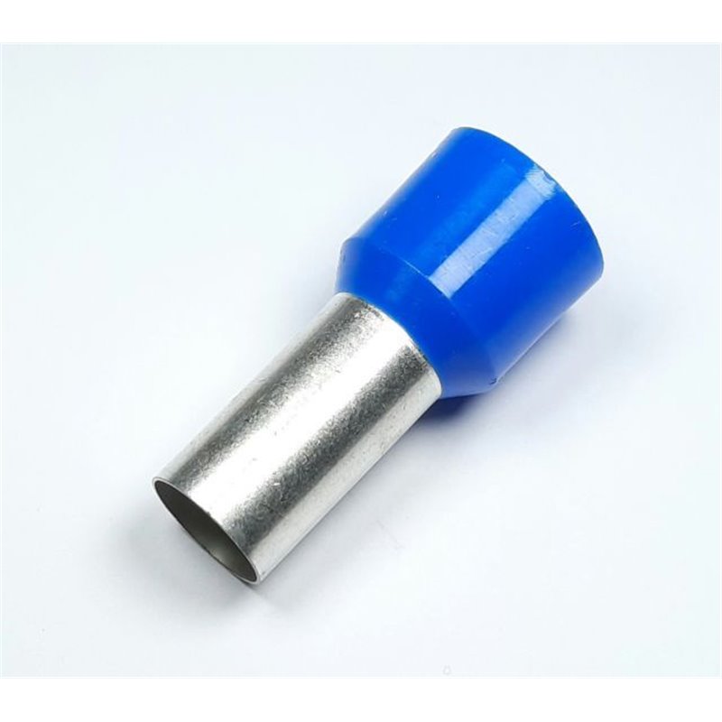 TUBETTO TERMINALE ISOLANTE DA 50 BLU
