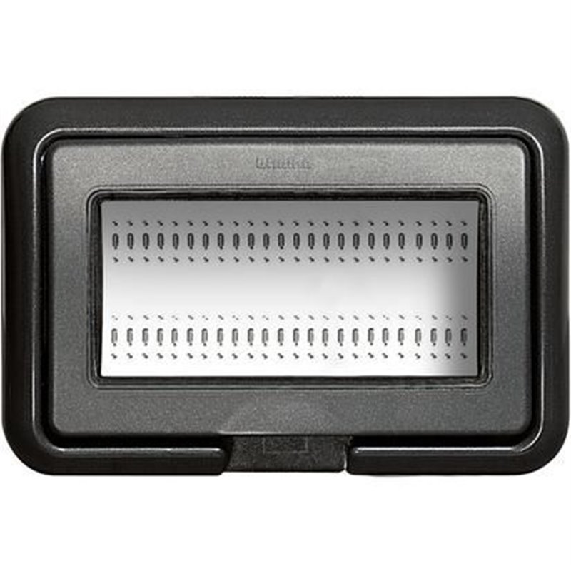 idrobox int.-light - cop.IP55 4P nero