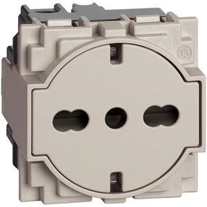 L.NOW - presa flat 16A std ger-ita sabbi