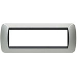 living int - placca 7 posti alluminio