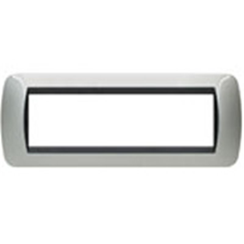 living int - placca 7 posti alluminio