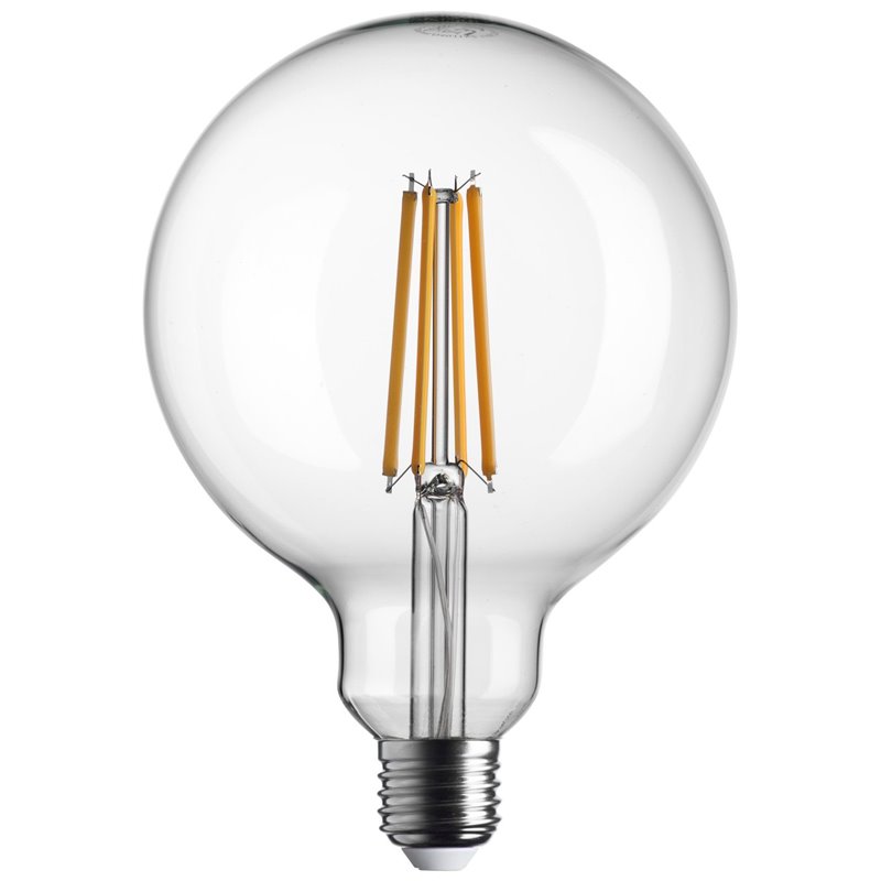 GLOBO LED fil. 8W 230V E27 4000K CH D125