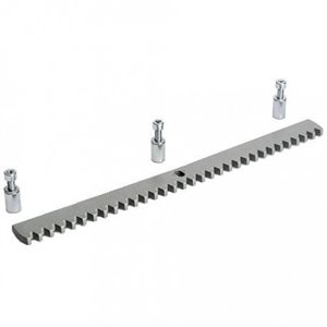 CREMAGLIERA ZINCATA C/SUPPORTI M4 30X12