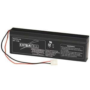 BATTERIA AL PIOMBO 6V 4A C/CAVO EMERGENZ