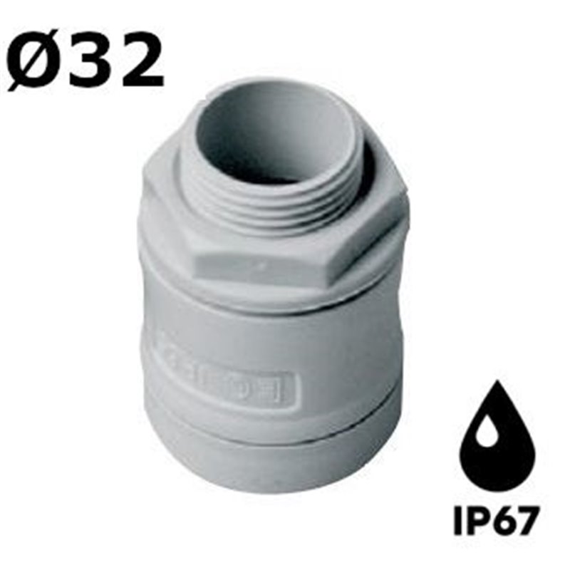 Bloccatubo IP67 tubo-scatola dim. 32