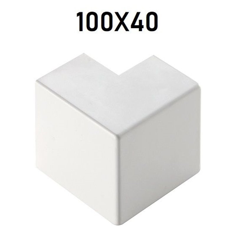 Angolo est. per canale dim. 100x40 b