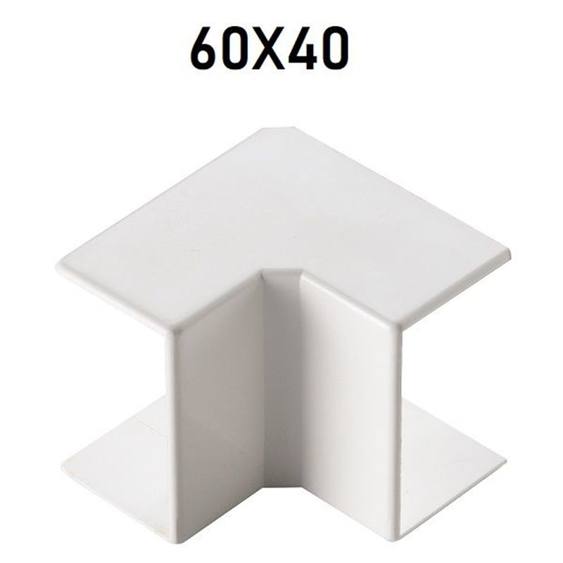 Angolo int. per canale dim. 60x40 b